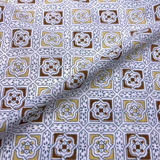 Geometric Print Deadstock Fabric - 10 Yards + Free Shipping