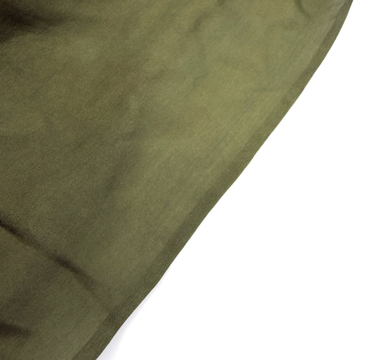 Dark Olive Green Habotai Silk (40 GSM) - Image 2