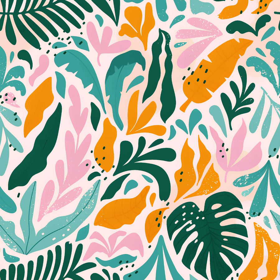 Bold Tropical Leaf Pattern - CC - 10002 - Image 1