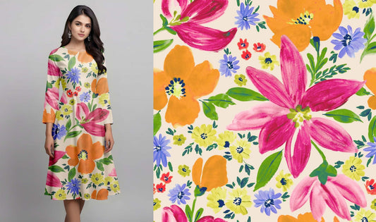 Multicolor Flowers - CC - 1104 - Image 1