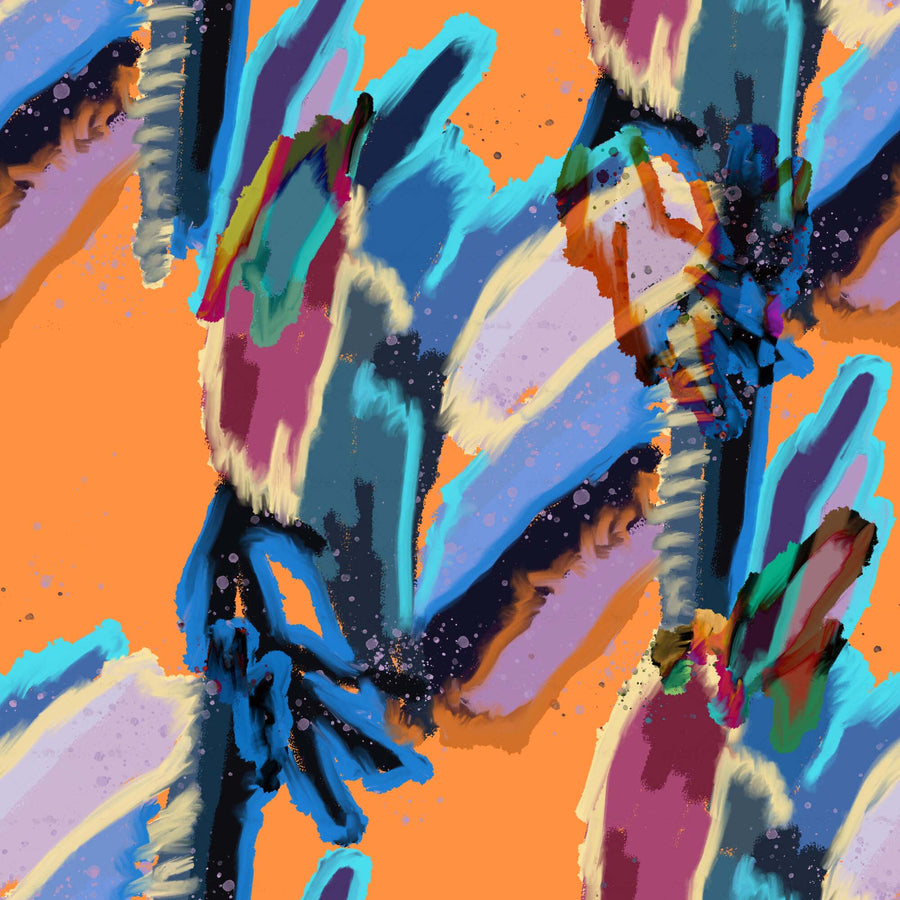 Abstract Paint Pattern - CC - 1114 - Image 1
