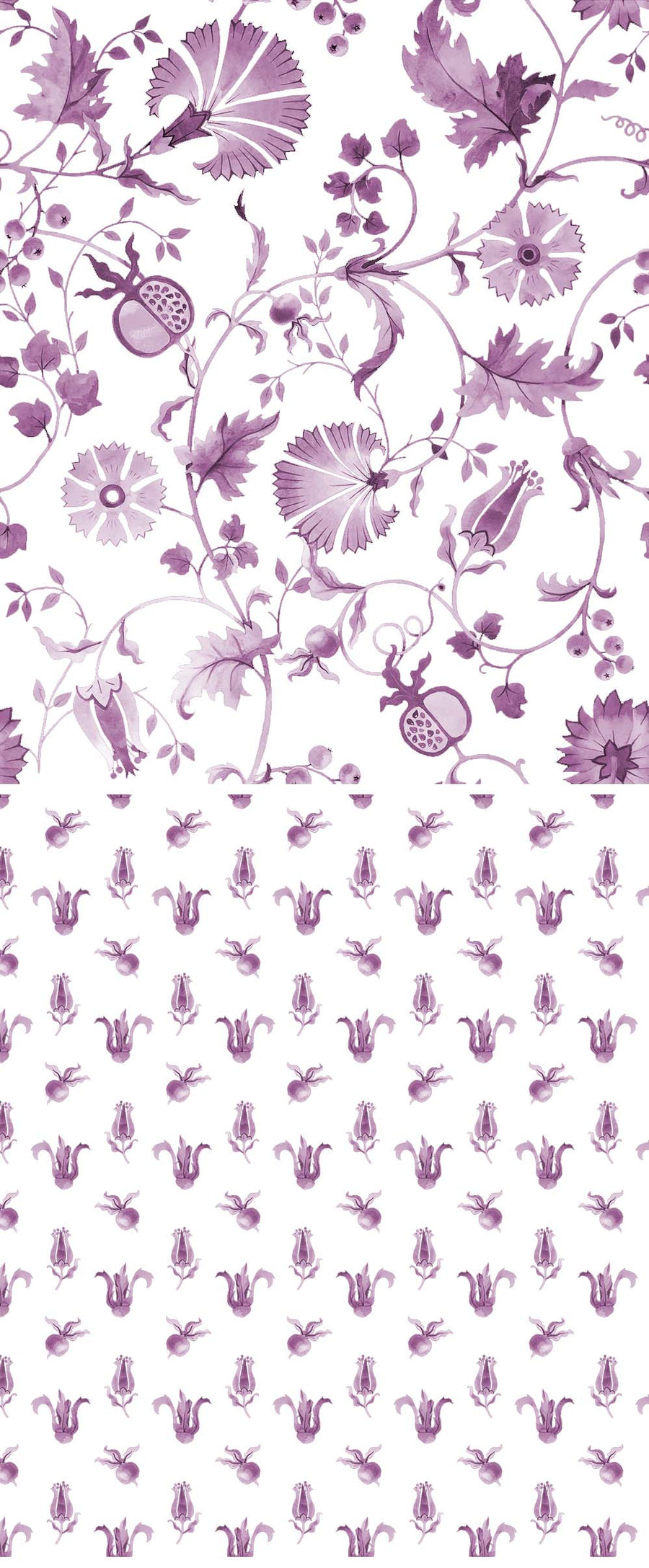 2 Floral patterns - CC - 1141 - 02 - Image 1