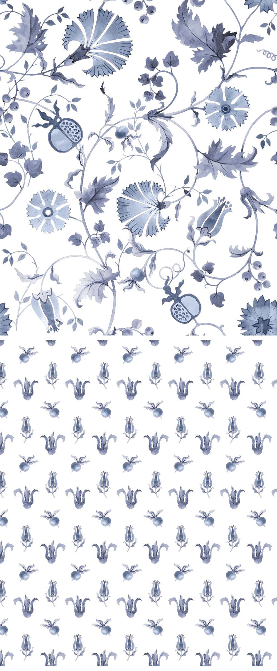 2 Floral patterns - CC - 1141 - 03 - Image 1