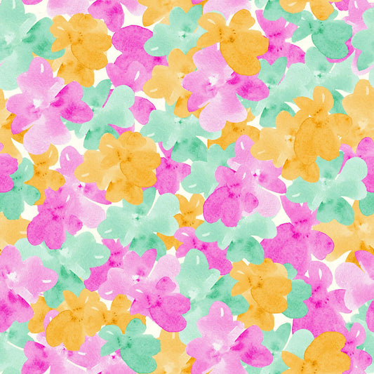 Raw Multicolor Floral Pattern - CC - 1150 - Image 1