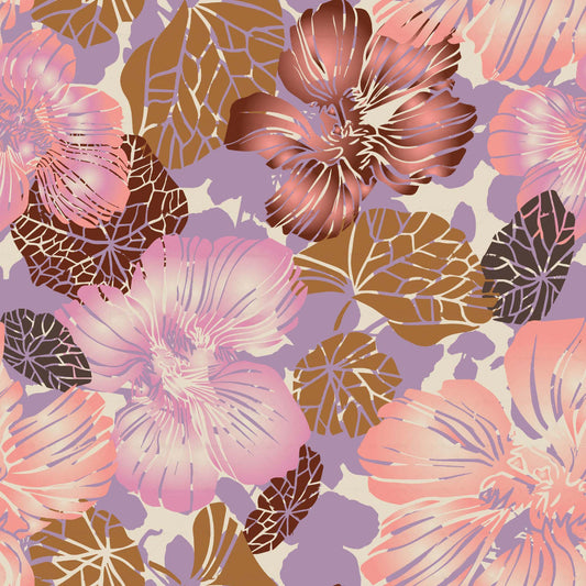 Autumnal Abstract Floral Pattern - CC - 1156 - Image 1