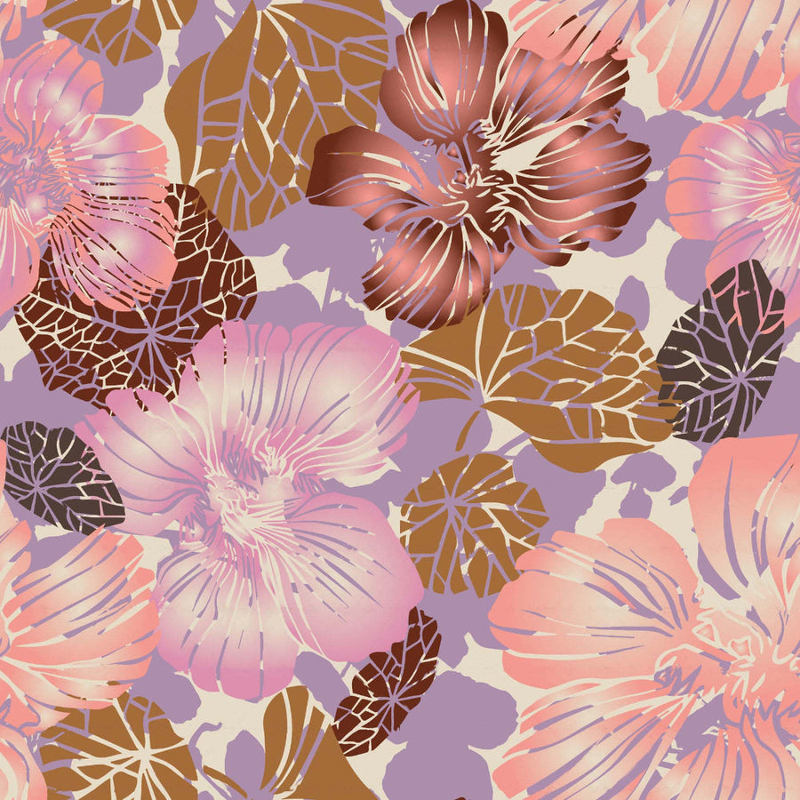 Autumnal Abstract Floral Pattern - CC - 1156 - Image 1