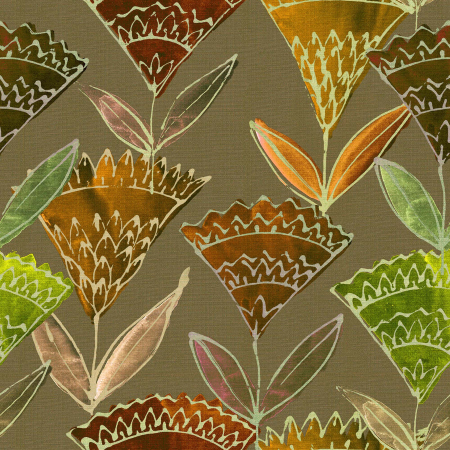 Triangular Flower Shaped Pattern - CC - 1160 - 02 - Image 1