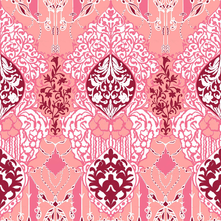 Pink Ornate Pattern - CC - 1180 - Image 1