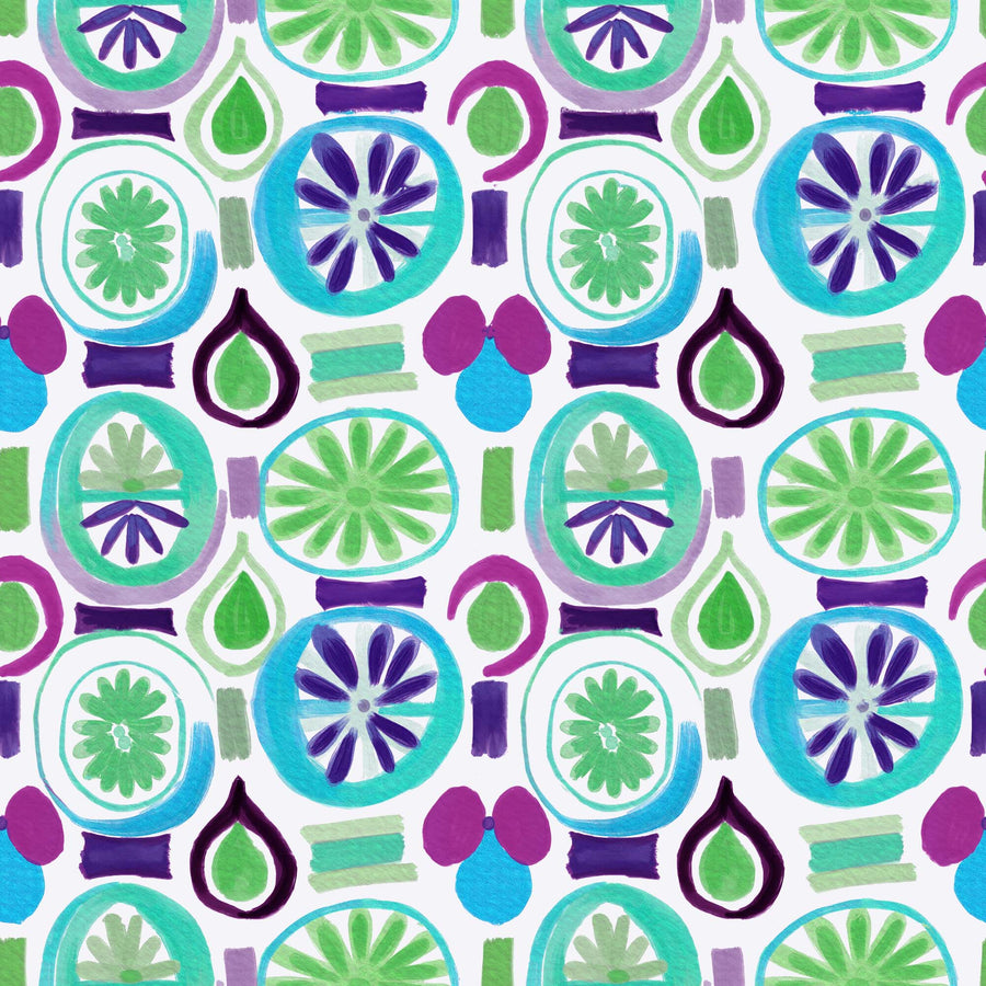 Abstract Citrus Fruit Slices - CC - 1182 - 3