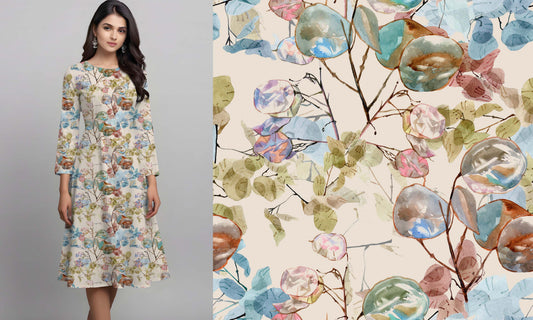 Floral Block like Pattern - CC - 1188 - Image 1