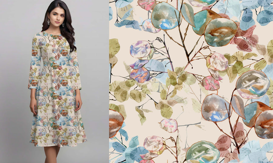 Floral Block like Pattern - CC - 1188 - Image 1
