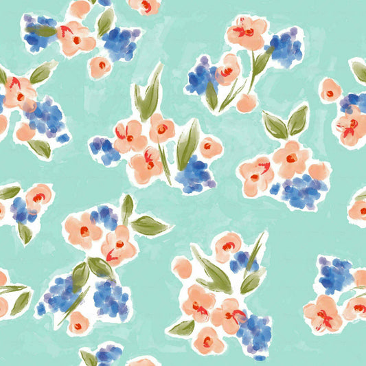 Watercolor Inspired Pattern - CC - 1191 - Image 1