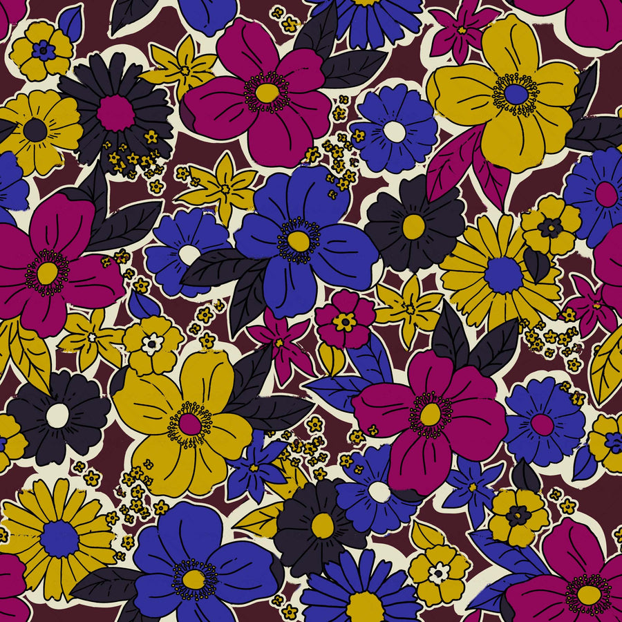 Psychedelic Retro Style Pattern - CC - 1220 - Image 1