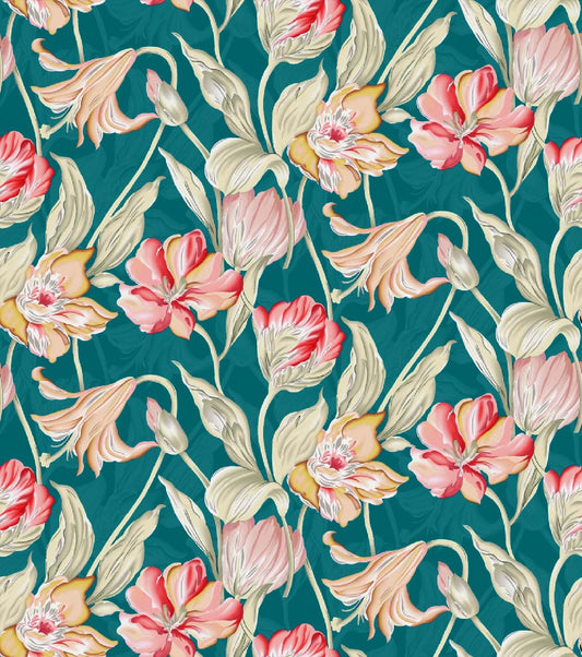 Botanical illustration like Pattern - CC - 1229 - Image 1