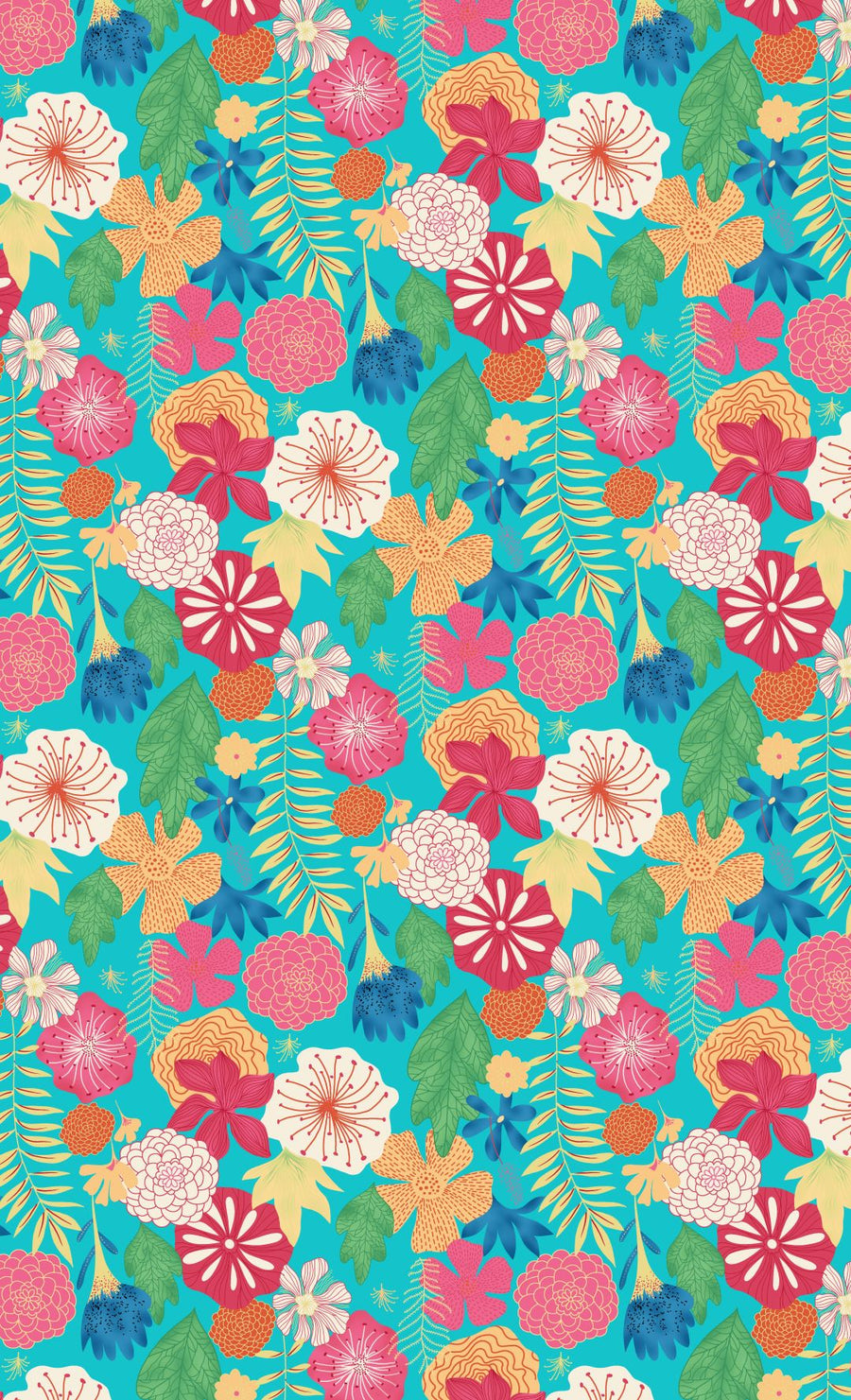 Dense Floral Pattern - CC - 1235 - Image 1