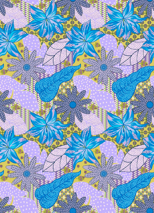Folk Art Inspired Floral Pattern - CC - 1238 - 1 - Image 1