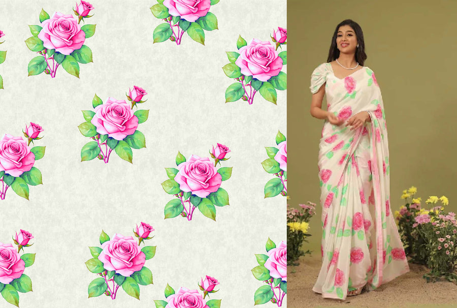 Seamless Floral Pattern - CC - 9713 - Image 1
