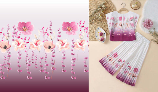 Pink Floral Pattern - CC - 9715 - Image 1