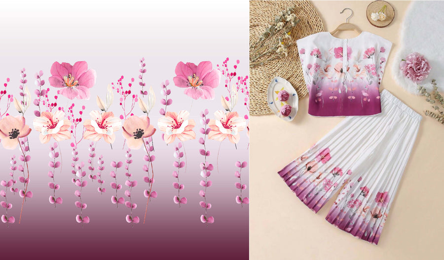 Pink Floral Pattern - CC - 9715 - Image 1