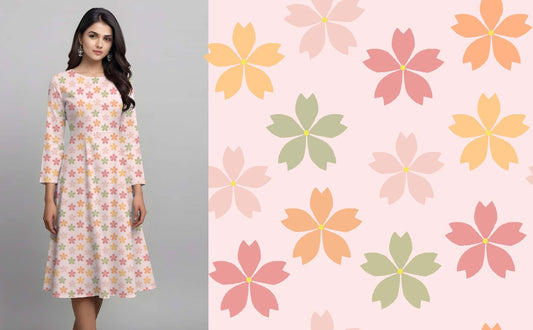 Cherry Blossom Pattern - CC - 9728 - Image 1