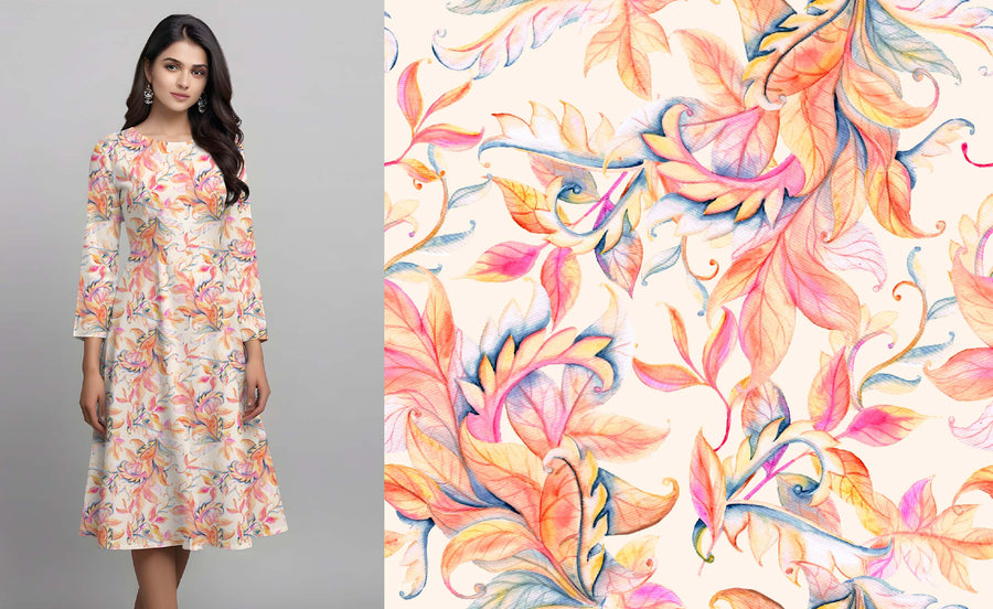 Delicate Floral Pattern - CC - 9731 - Image 1