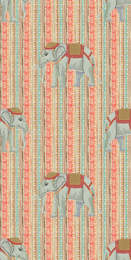 Indian Elephant Stripe Pattern - CC - 9769 - Image 1