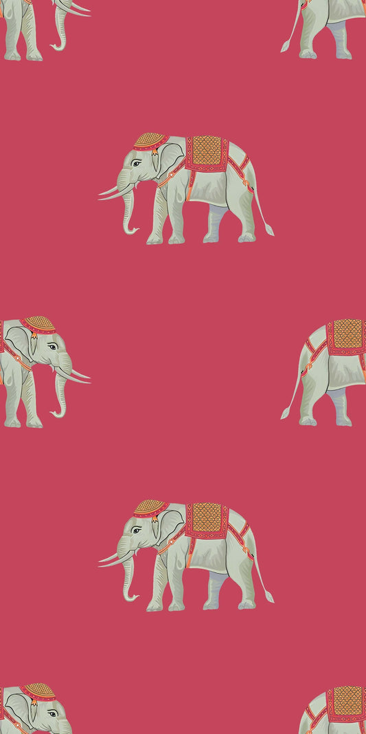 Elephant Block Print Pattern - CC - 9774 - Image 1