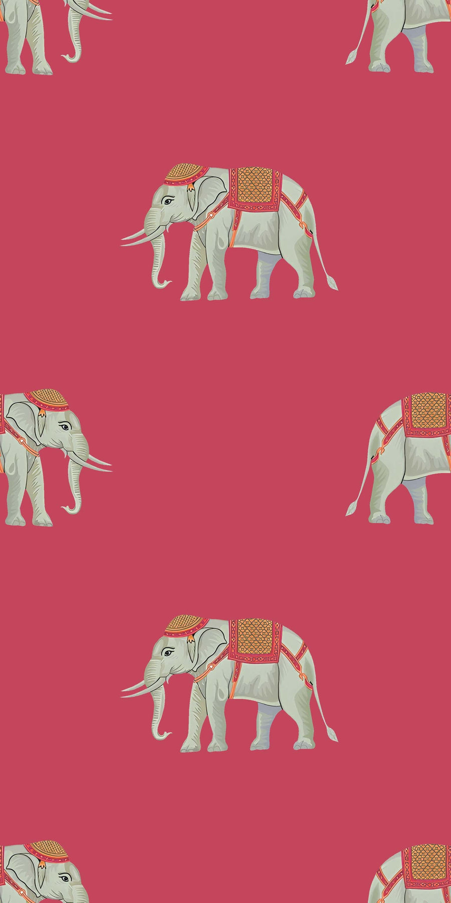 Elephant Block Print Pattern - CC - 9774 - Image 1