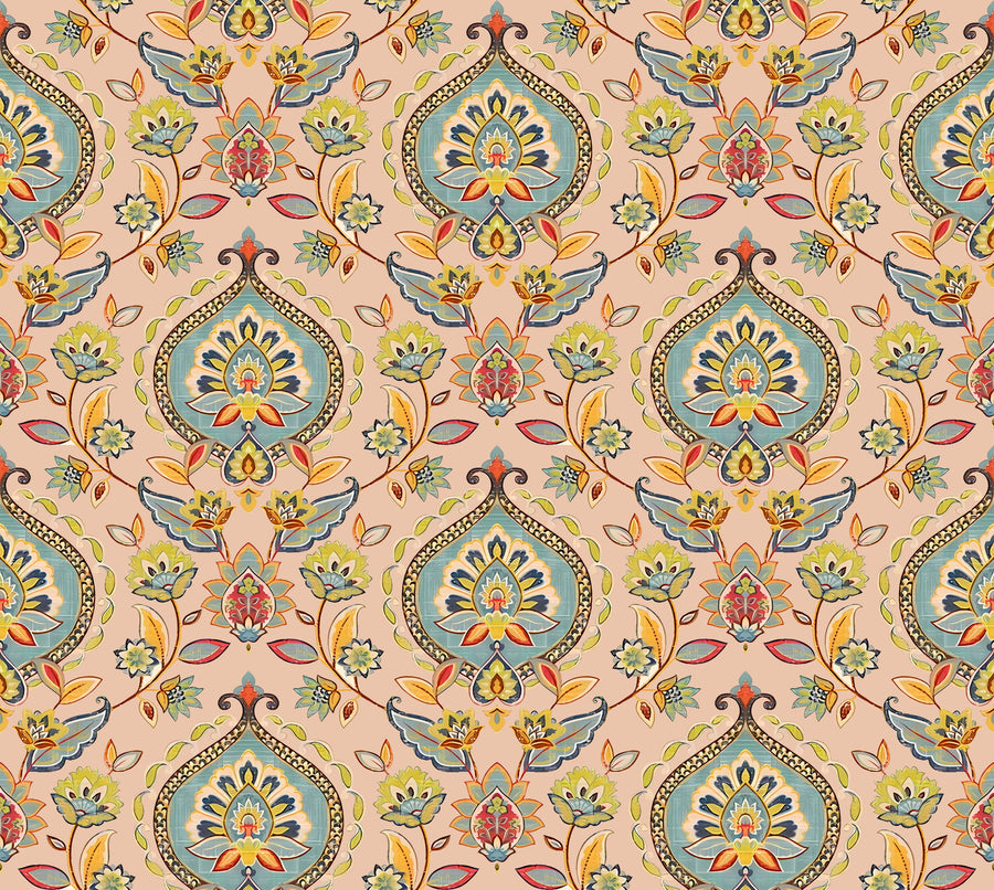 Vintage Paisley Floral Damask Pattern - CC - 9775 - Image 1