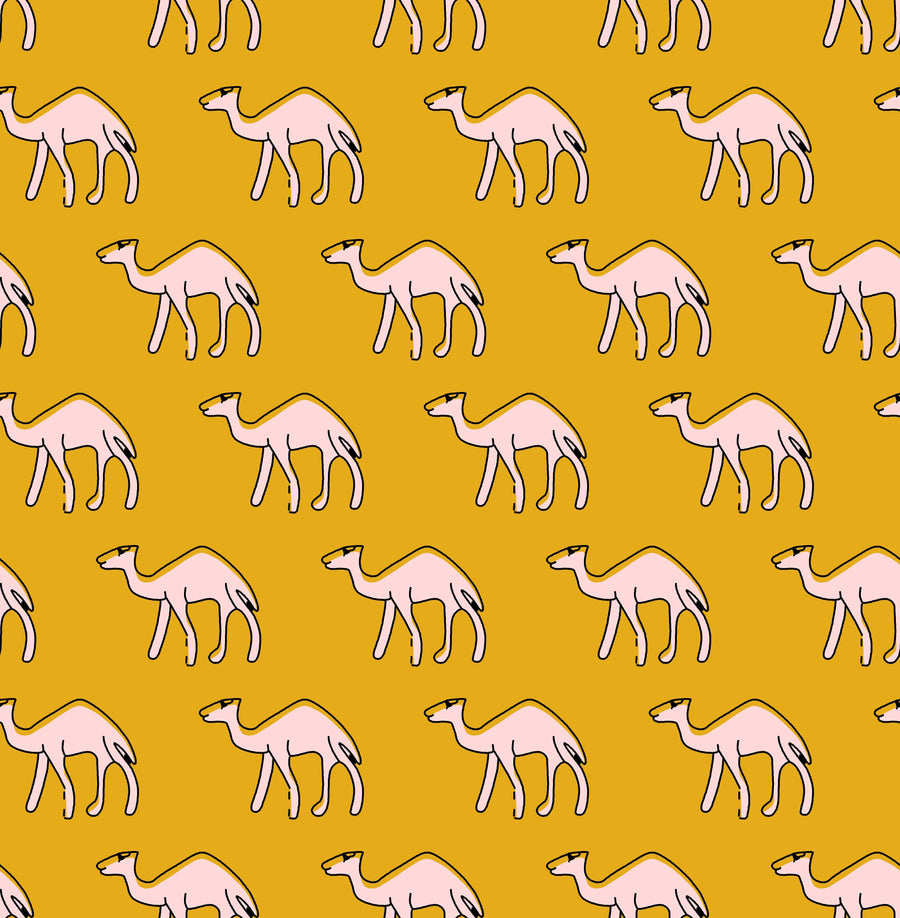Desert Camel Silhouette Pattern - CC - 9790 - 2