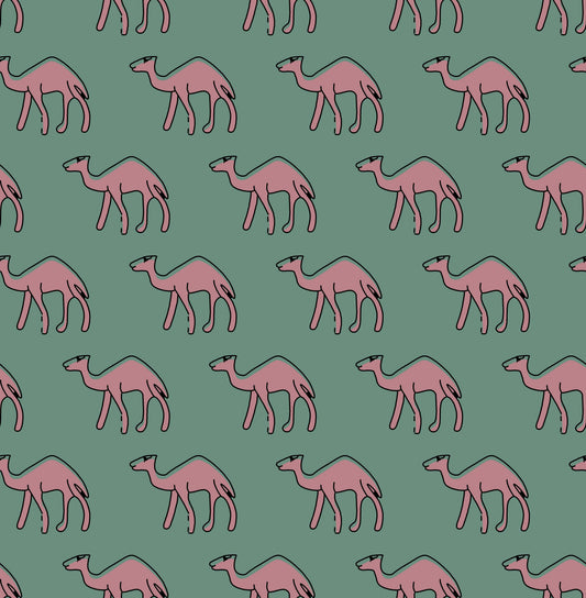 Desert Camel Silhouette Pattern - CC - 9790 - 3