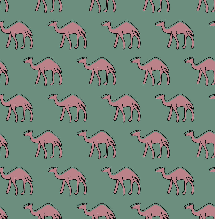 Desert Camel Silhouette Pattern - CC - 9790 - 3 - Image 1
