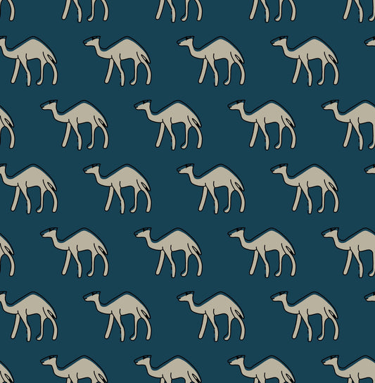 Desert Camel Silhouette Pattern - CC - 9790 - Image 1
