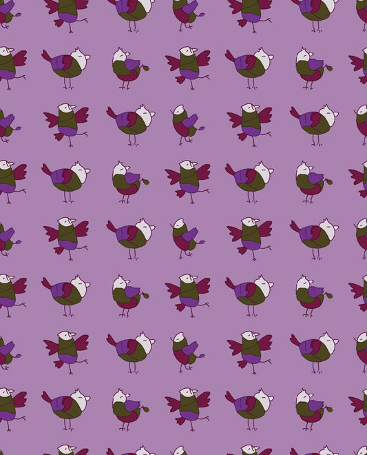 Colorful Bird Doodle Pattern - CC - 9798 - Image 1