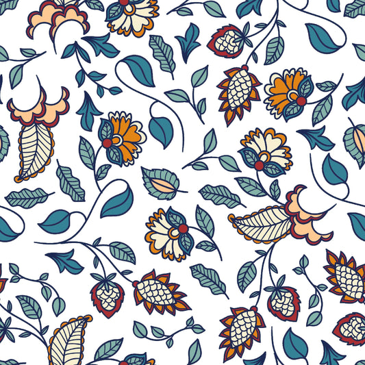 Whimsical Garden Floral Pattern - CC - 9907 - Image 1