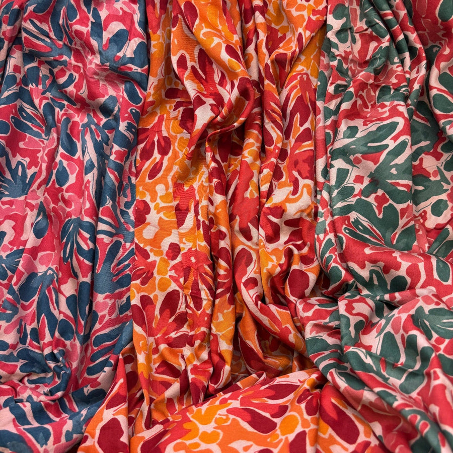 Deadstock Floral Bundle - 3 Colors, 6 Yards + Free Shipping - Image 1