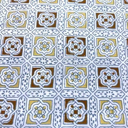 Geometric Print Deadstock Fabric - 10 Yards + Free Shipping