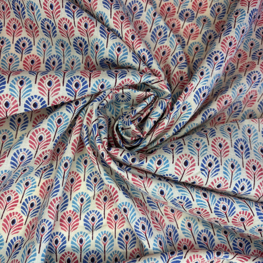 Floral-Like Print Deadstock Fabric - 5 Yards + Free Shipping - Image 1