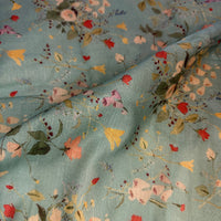 Florals Cotton Print Fabric By the Yard - 3 Colors - Image 3