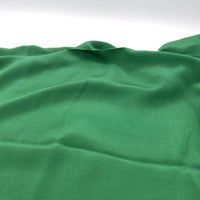 100% Silk Crepe - Jungle Green, 60gsm By the Yard