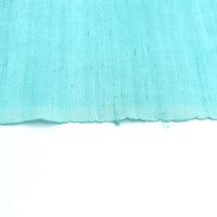 100 GSM Raw Silk Fabric - Turquoise, 100% Silk By the Yard - Image 2