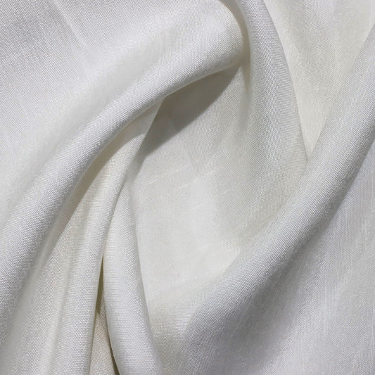 Undyed Semi Dupioni Silk Fabric 44 Inches Wide 60 GSM - Image 1