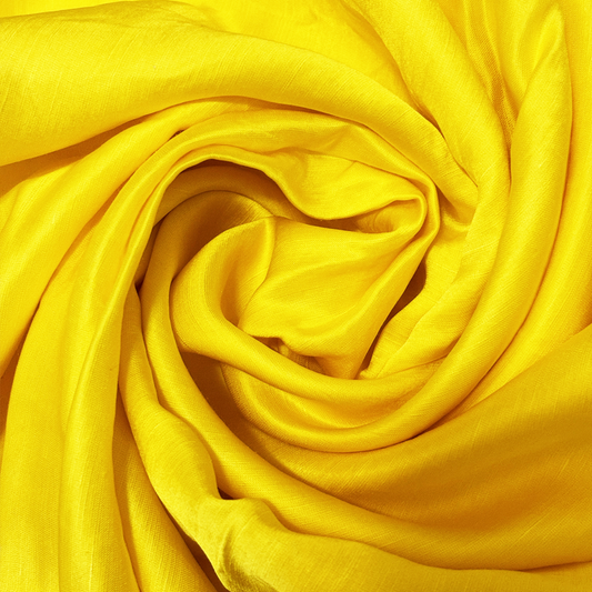 Ontario Blend Fabric - Lemon Yellow - Image 1